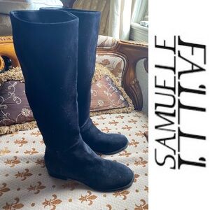 Samuele Failli Italian NEW seude-leather boots size 37 (for thin ankle)
